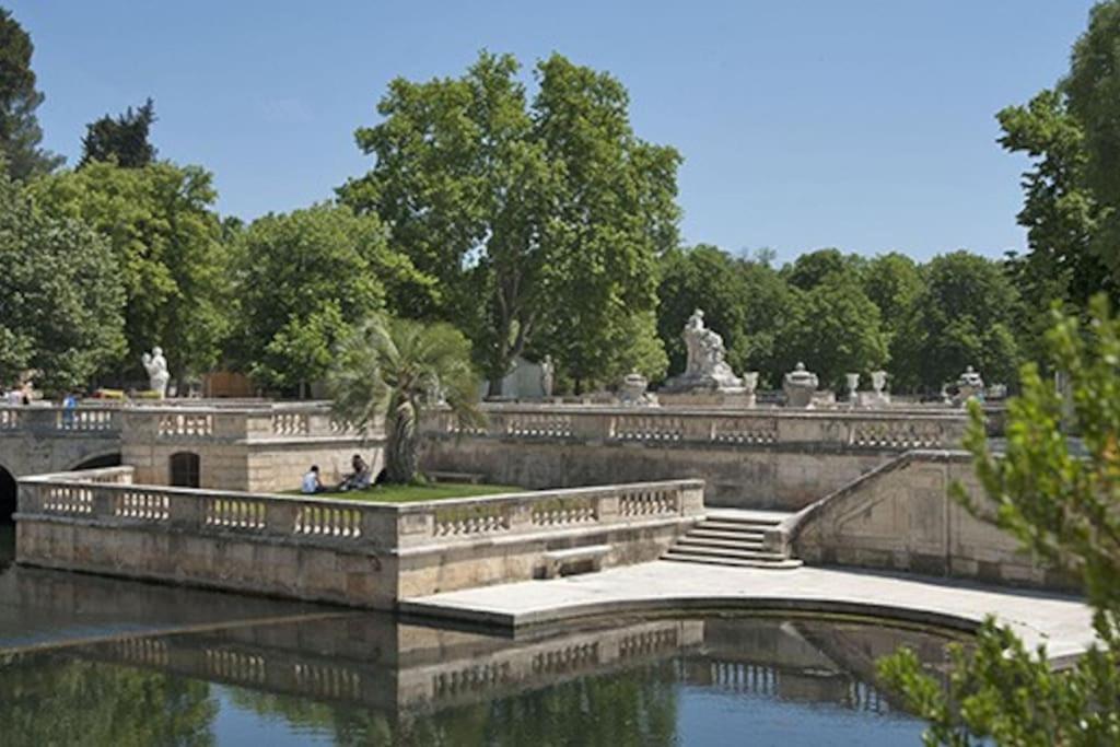 Fabienne Cote Jardins De La Fontaine Apartment นีมส์ ภายนอก รูปภาพ